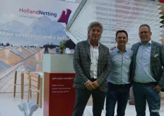 Marcel Schulte, Frank Steekelenburg and Klaas Jan de Ruiter with HollandNetting International